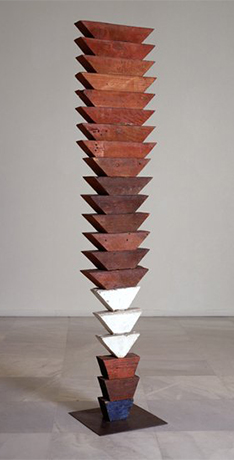 Untitled (The Wedges). 1950. Painted wood